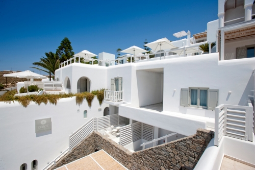 L'un des hôtels de luxe en Grèce