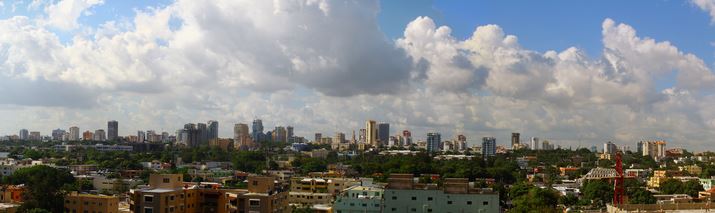 Ariel view of Santo Domingo