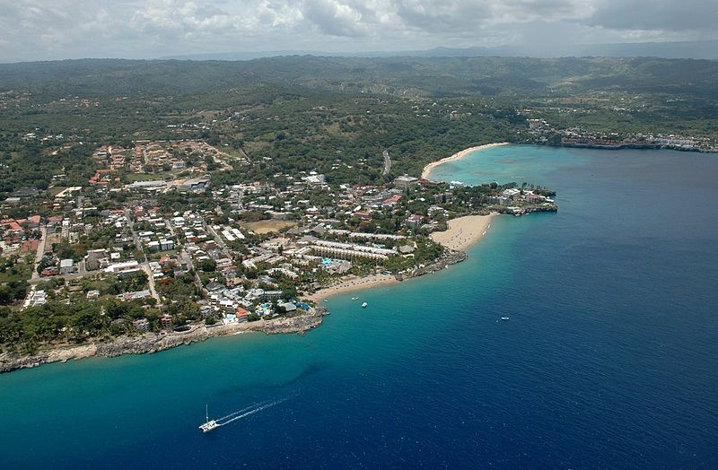 Sosua aerial view