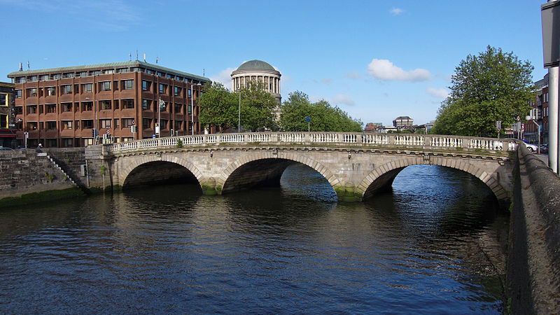 Bridge on the River Liffey in Dublin