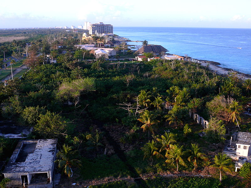 Cozumel aerial view