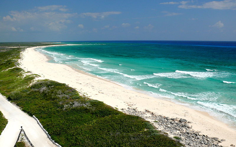 Cozumel aerial view