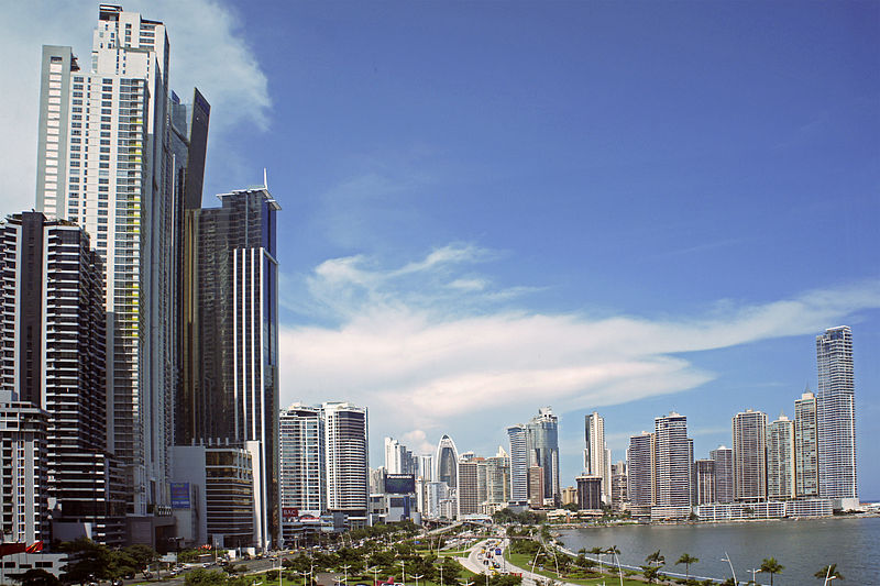 Skyline of the city of Panama