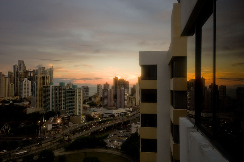Skyline of the city of Panama