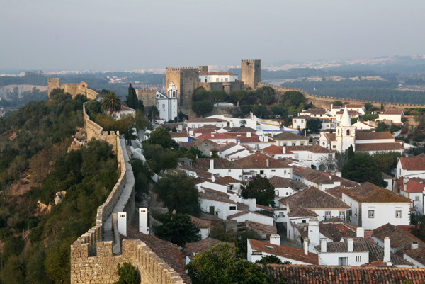 Obidos aerial view