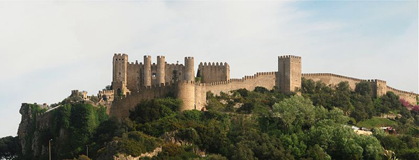 Obidos aerial view