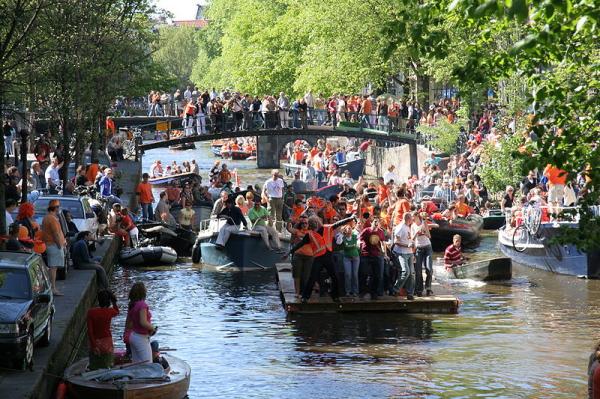 Areial view of Amsterdam