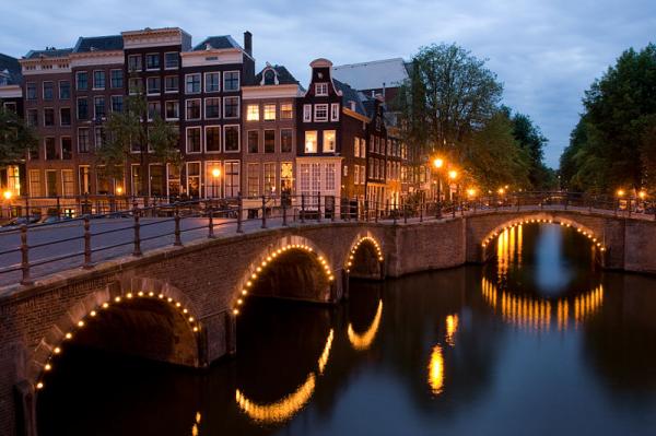 Areial view of Amsterdam