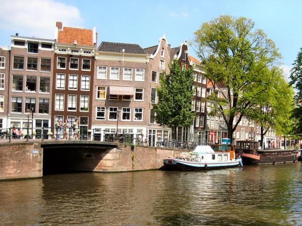 Areial vue de Amsterdam
