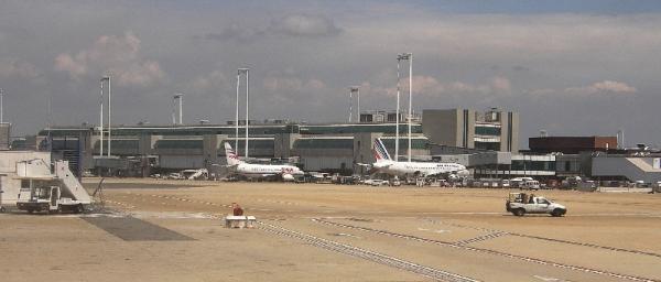 Aerial view of Fiumicino