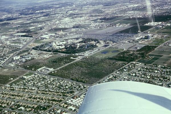 Anaheim vue aérienne