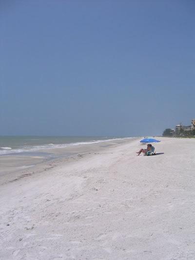 Indian Shores femme sur la plage