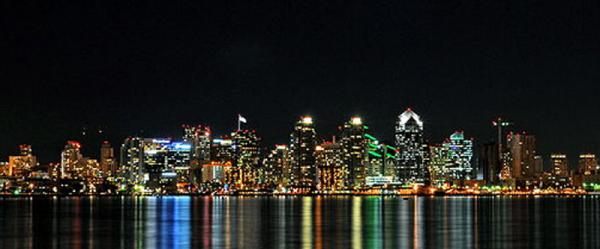 San Diego Skyline at night