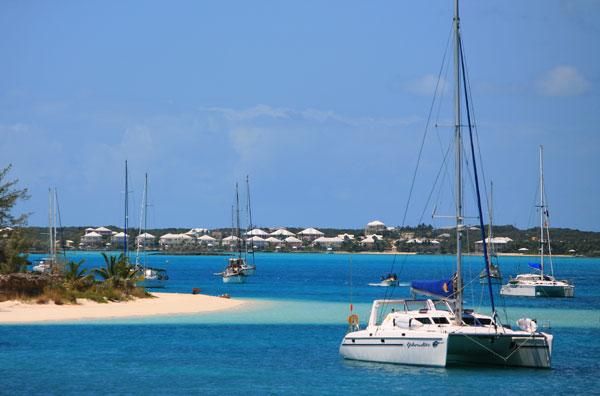 Great Exuma fille sur la plage