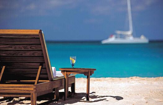 Grand Cayman chaises de plage