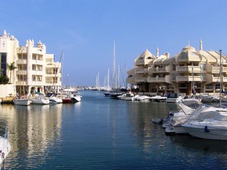 Torremolinos boats on the beach