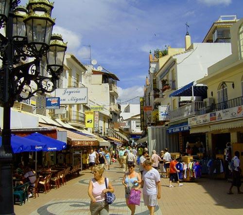 Torremolinos Bateaux sur la plage