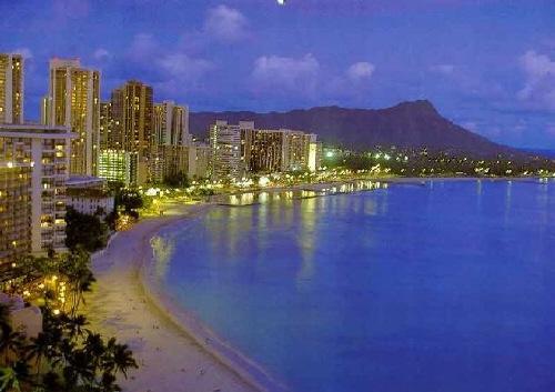 Honolulu aerial view