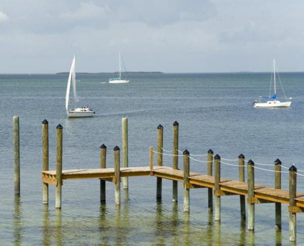 Vue aérienne de Key Largo