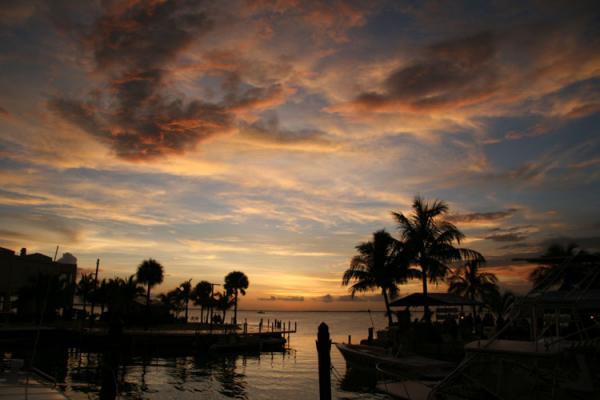 Vue aérienne de Key Largo