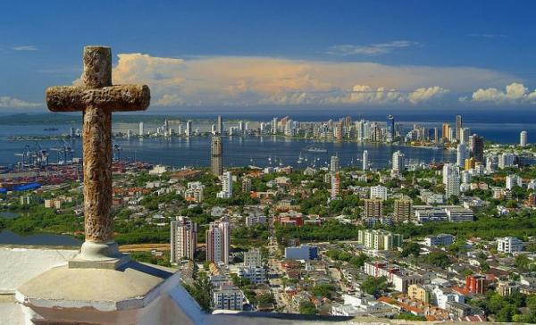 Cartagena aerial view
