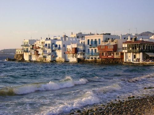 la ville de Mykonos