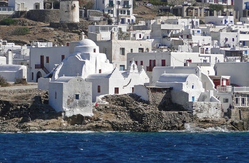 la ville de Mykonos