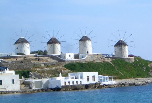 la ville de Mykonos