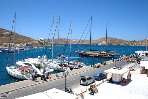 The harbour of Ios