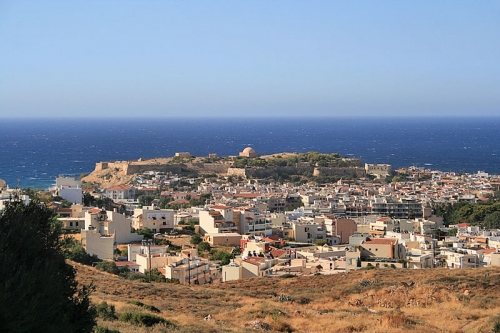 View of Rethymno from the fortress