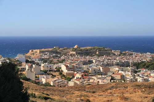 Vue de Réthymnon de la forteresse