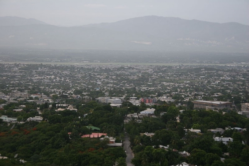 Port au Prince aerial view