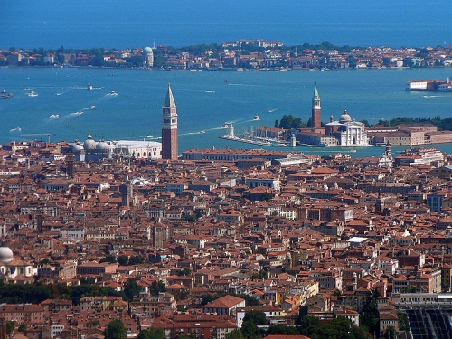 Venise vue aérienne