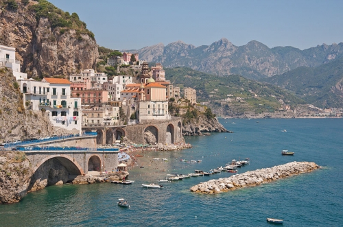 Amalfi coast near Naples