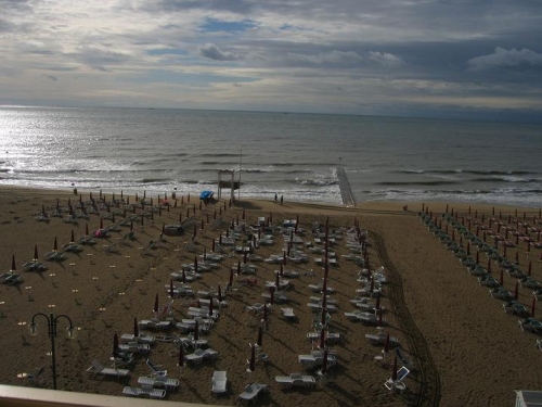 The beach of Lido Di Jesolo