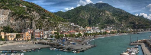 The boulevard in Maiori