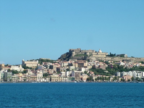 View of coast of Milazzo