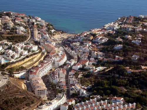 Aerial view of Carvoeiro