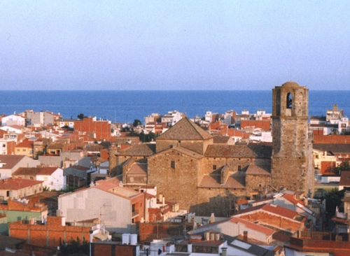 Malgrat de Mar vue aérienne