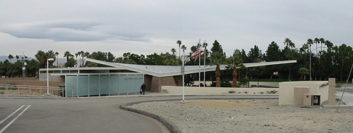 Vue aérienne du sud-ouest de Palm Springs