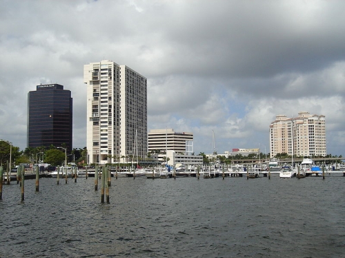 Northern view of West Palm Beach