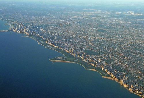Chicago aerial view
