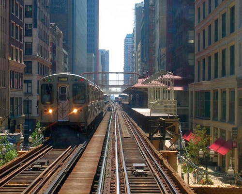 Chicago aerial view