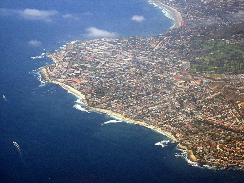La Jolla aerial view