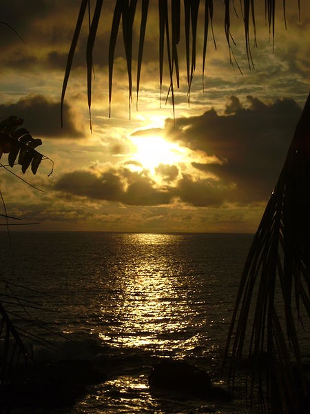 Quepos coucher du soleil