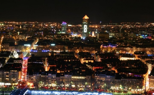 Lyon avec la vieille ville au premier plan