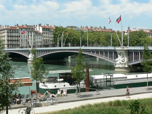 Lyon avec la vieille ville au premier plan