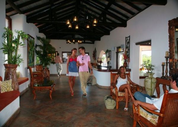 Sugar Cane Club Hotel and Spa lobby