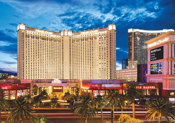 Monte Carlo Rst And Casino exterior at night