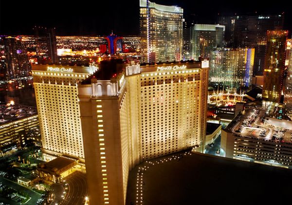 Monte Carlo Rst And Casino exterior at night